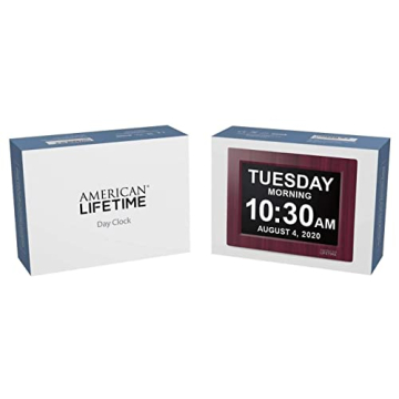 American Lifetime Day Clock Large Display with Alarms