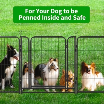 Heavy Duty Anti-Rust Portable Dog Playpen Outdoor Use