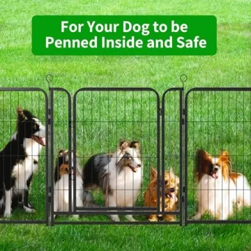 Heavy Duty Anti-Rust Portable Dog Playpen Outdoor Use