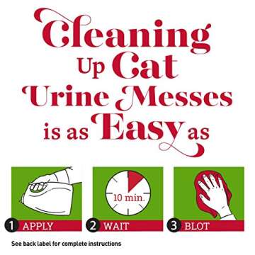 Nature's Miracle Urine Destroyer, Cat Urine Enzyme Cleaner, Pour, 128 fl oz