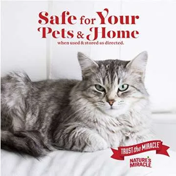 Nature's Miracle Urine Destroyer, Cat Urine Enzyme Cleaner, Pour, 128 fl oz