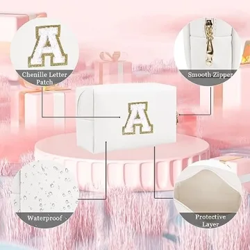 Chic Personalized Makeup Bag for Women and Girls