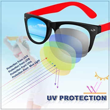 Vibrant GIFTINBOX Kids Sunglasses Bulk for Summer Fun
