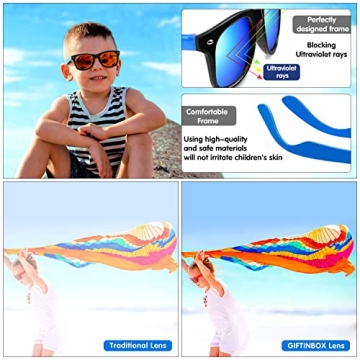 Vibrant GIFTINBOX Kids Sunglasses Bulk for Summer Fun