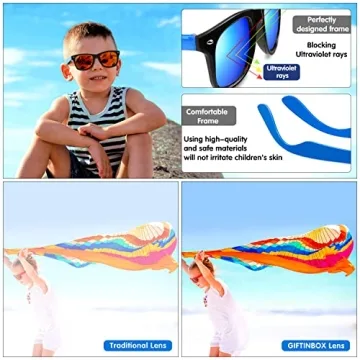 Vibrant GIFTINBOX Kids Sunglasses Bulk for Summer Fun