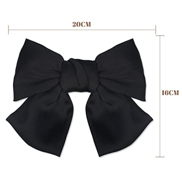 Stylish 2 Pcs Large Hair Bow Clip Alligator Clips