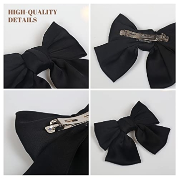 Stylish 2 Pcs Large Hair Bow Clip Alligator Clips