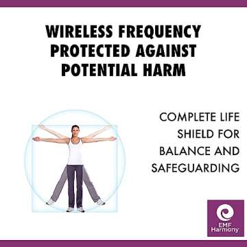 EMF Harmony Pure Light Cuff - Holistic Wellness for Wireless Frequencies for Men and Women - (Women'...