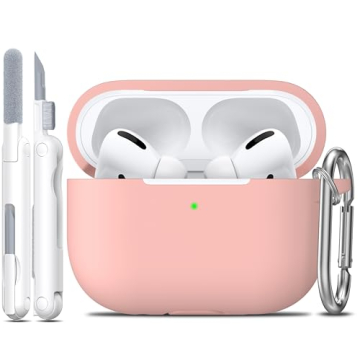 R-fun for AirPods Pro 2nd/1st Generation Case with Cleaner Kit,Soft Silicone Protective Case Cover f...
