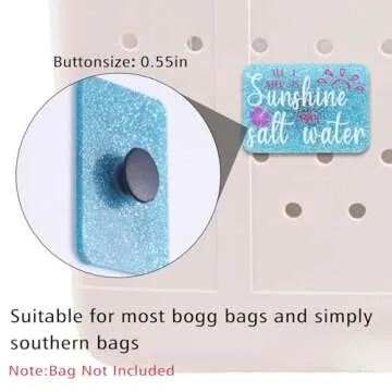 Bling Beach Charms for Bogg Bags | Set of 10 Stylish Accessories