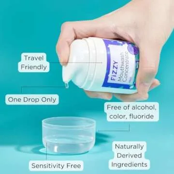 Fizzy Travel Size Mouthwash Concentrate for Fresh Breath