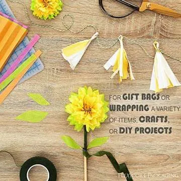 Flexicore Packaging Coral Pink Gift Wrap Tissue Paper Size: 15 Inch X 20 Inch | Count: 100 Sheets | Color: Coral Pink