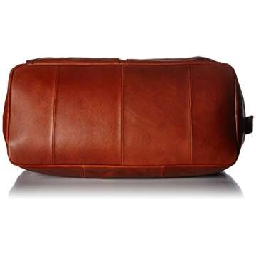 Fossil Men's Defender Leather Travel Duffle Luggage Bag, Cognac , (Model: MBG9344222)