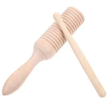Guiro Instrument - Fun Wooden Percussion for Kids and Adults
