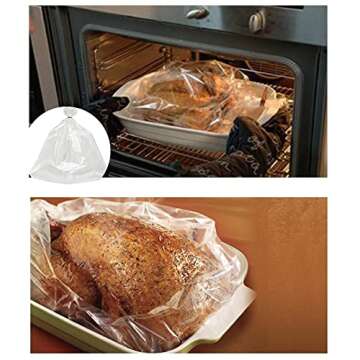 10 Counts Oven Bags Turkey Size | Large Oven Bag for Thangkgiving Day Turkey Roasting Cooking(1)