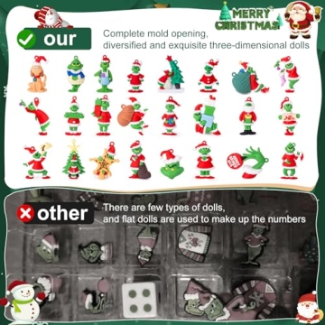 Christmas Advent Calendar 2024 with Doll Figures