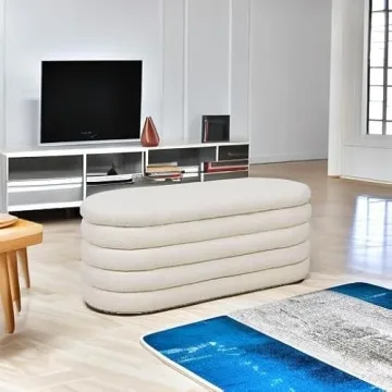 Modern Scandinavian Storage Bench for Home Organization