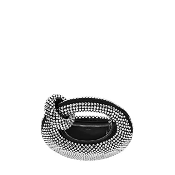 JW PEI Vegan Leather Faux Fur Mini Bag Black