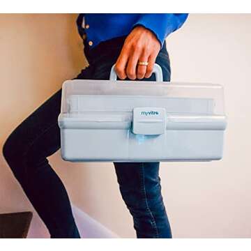 XL Fertility Caddy & Shot Station: Organize IVF with Ease