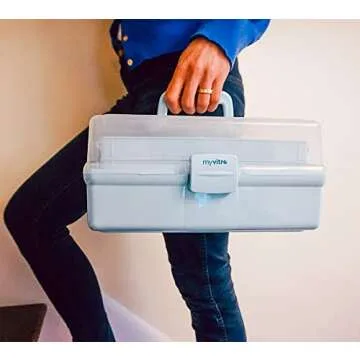 XL Fertility Caddy & Shot Station: Organize IVF with Ease