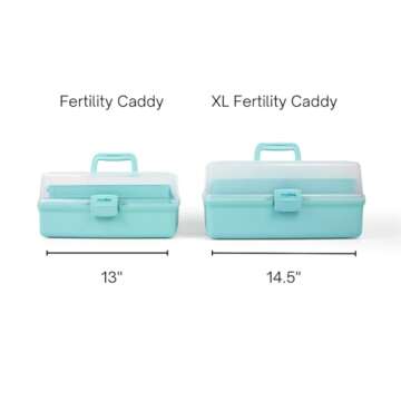 XL Fertility Caddy & Shot Station: Organize IVF with Ease