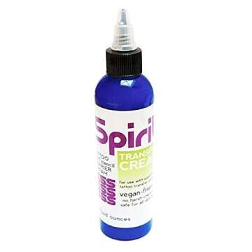Spirit Transfer Cream Tattoo Stencil Thermal Skin Solution Lotion 2oz