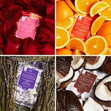 Body Prescriptions Makeup Remover Wipes - Bulk Pack, Gentle Cleansing Wipes for Easy Makeup Removal, Mint, Rosehip, Vitamin C, Lavender & Coconut