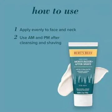 Burt’s Bees After Shave & Moisturizer for Men, 2.5 Oz