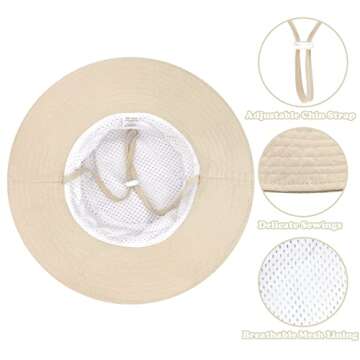 Adorable Infant Sun Hat with UPF 50+ Sun Protection for Beach Days