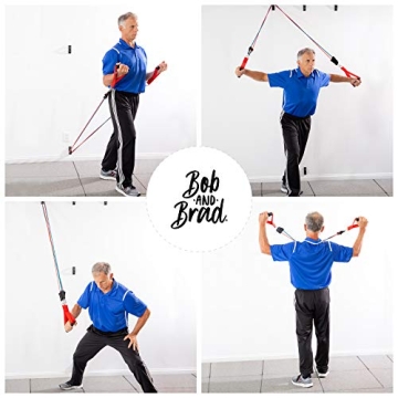 BOB AND BRAD Resistance Bands Set for 125 lbs Workouts