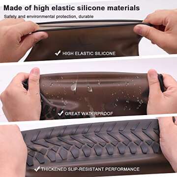 Nirohee Silicone Shoes Covers for All Ages and Activities