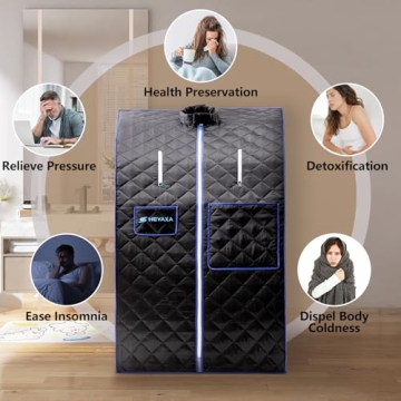 HEYAXA Indoor Sauna Tent with Remote Control and Accessories