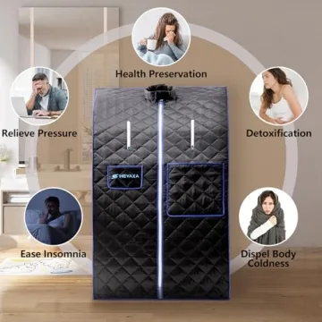 HEYAXA Indoor Sauna Tent with Remote Control and Accessories