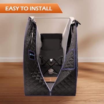 HEYAXA Indoor Sauna Tent with Remote Control and Accessories