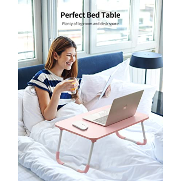 Ruxury Folding Lap Desk - Portable Mini Table & Breakfast Tray