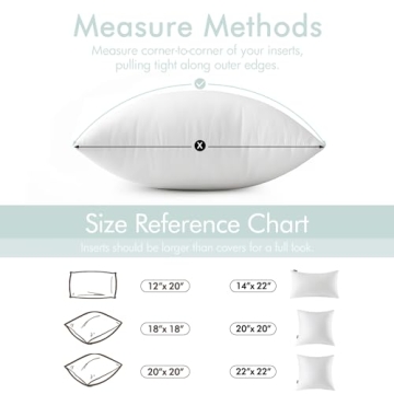 MIULEE 12x20 Inch Decorative Pillow Insert for Sofa