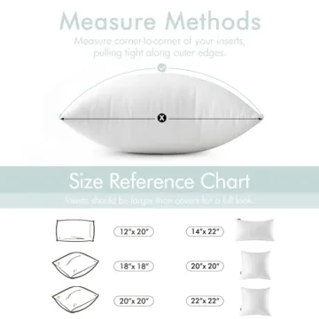 MIULEE 12x20 Inch Decorative Pillow Insert for Sofa