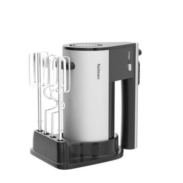 600W Electric Hand Mixer Kitchen Handheld Mixer 10 Speed Powerful with Turbo for Baking Cake Lightweight & Personal Electric Mixer with Egg Baking Beaters Dough Hooks, Whipping Mixing Cookies