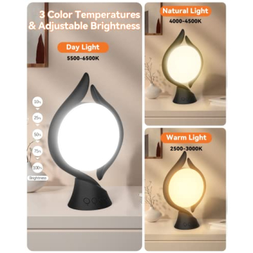 HIBOITEC 10000 Lux Light Therapy Lamp Adjustable Brightness