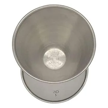 Hudson & Lane Stainless Steel Cocktail Barware Double Measuring Jigger 1 oz x 1.5 oz