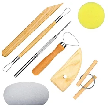 Essential 16 pcs Pottery Tool Set for Beginners and Hobbyists