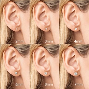 Stylish Threadless Flat Back Stud Earrings for Everyone
