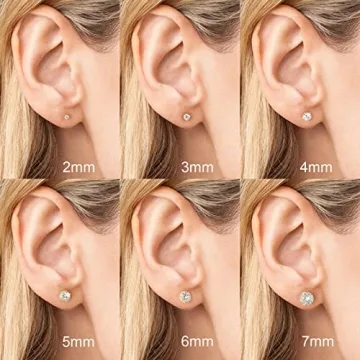 Stylish Threadless Flat Back Stud Earrings for Everyone
