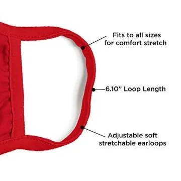 Comfortable Reusable Kids Face Masks for Ages 3-7