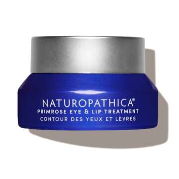 Naturopathica Primrose Eye & Lip Treatment, Wrinkle Remedy and Daily Lip & Eye Cream with Acai Fruit...