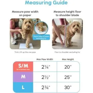 Walkee Paws New Deluxe Easy-On Dog Boot Leggings, Protects from Hot Pavement, Summer Showers, Wet Surfaces, Allergens & Chemicals (Classic, Large)
