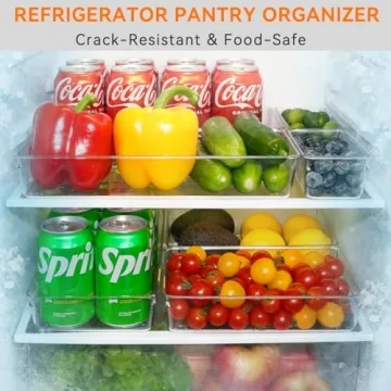 Criusia 12 Pack Clear Plastic Drawer Organizers for All Uses