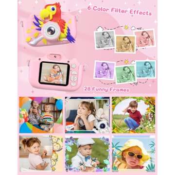 GREENKINDER Kids Camera - Fun & Safe Digital Camera for Kids