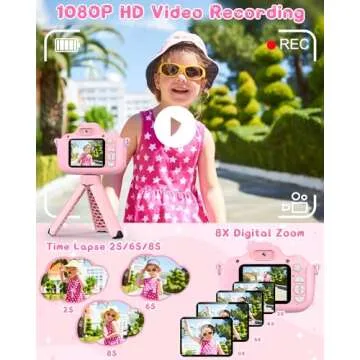 GREENKINDER Kids Camera - Fun & Safe Digital Camera for Kids