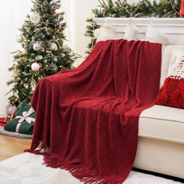Cozy Battilo Fringe Throw Blanket for Home Decor